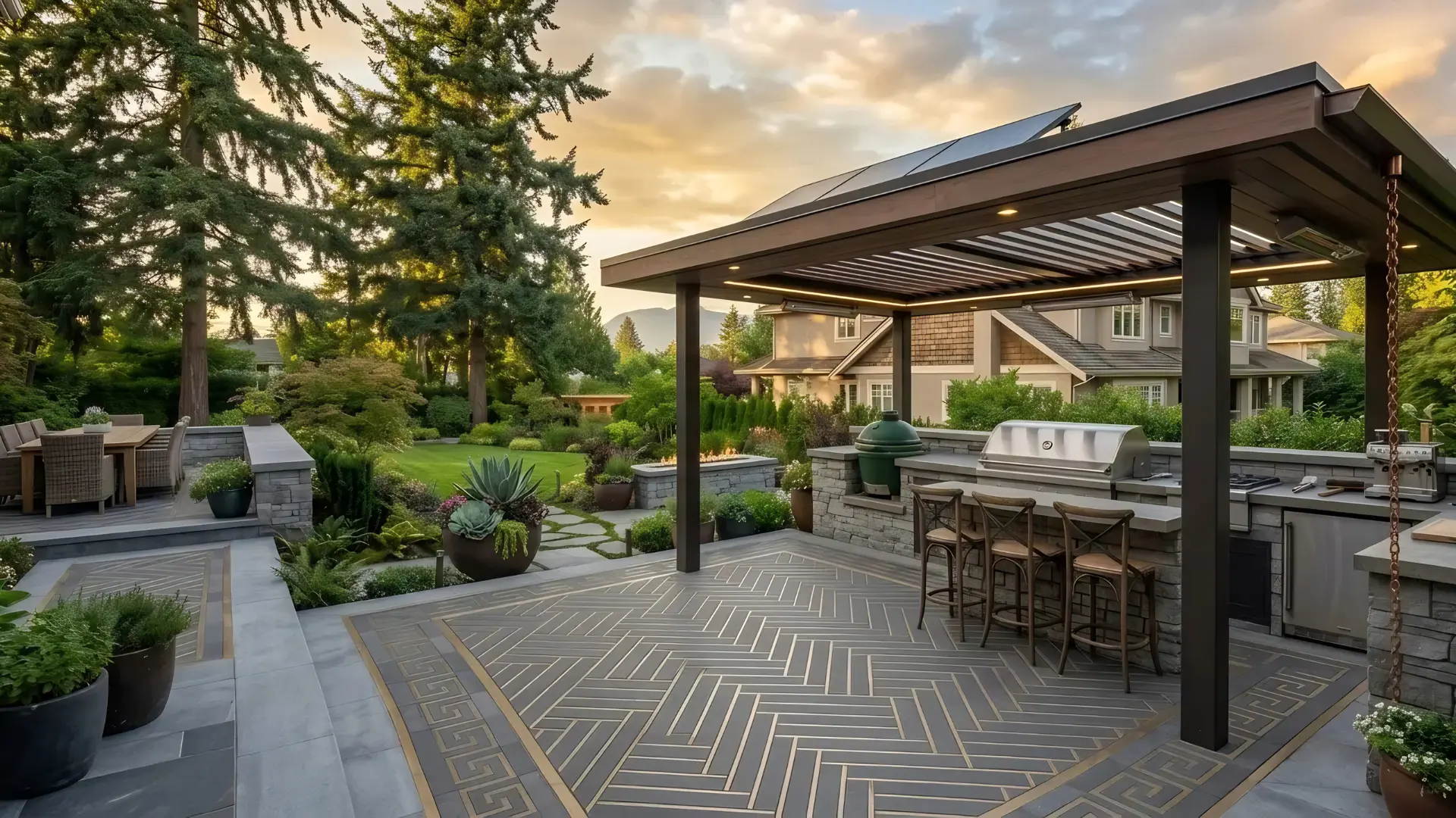 Completed outdoor build by Naybur Contracting