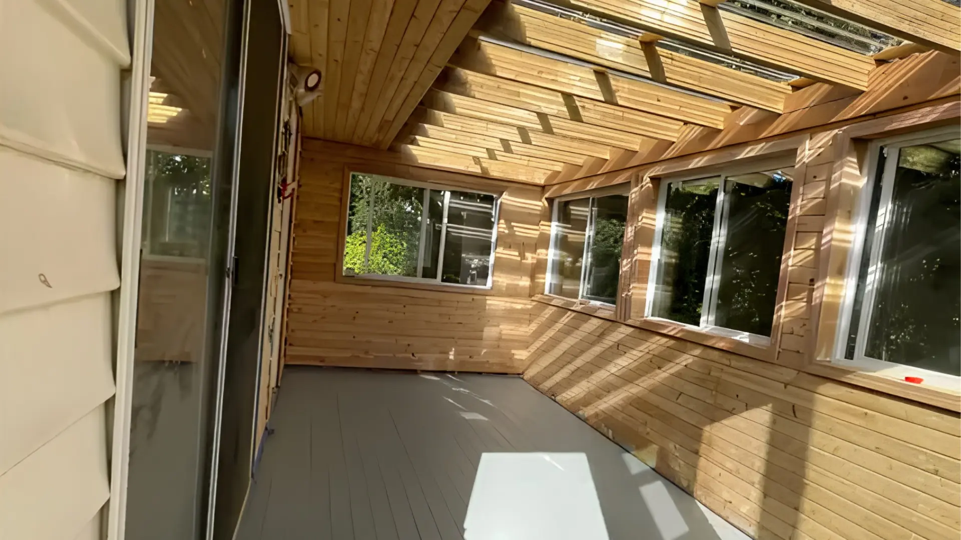 Completed sundeck by Naybur Contracting