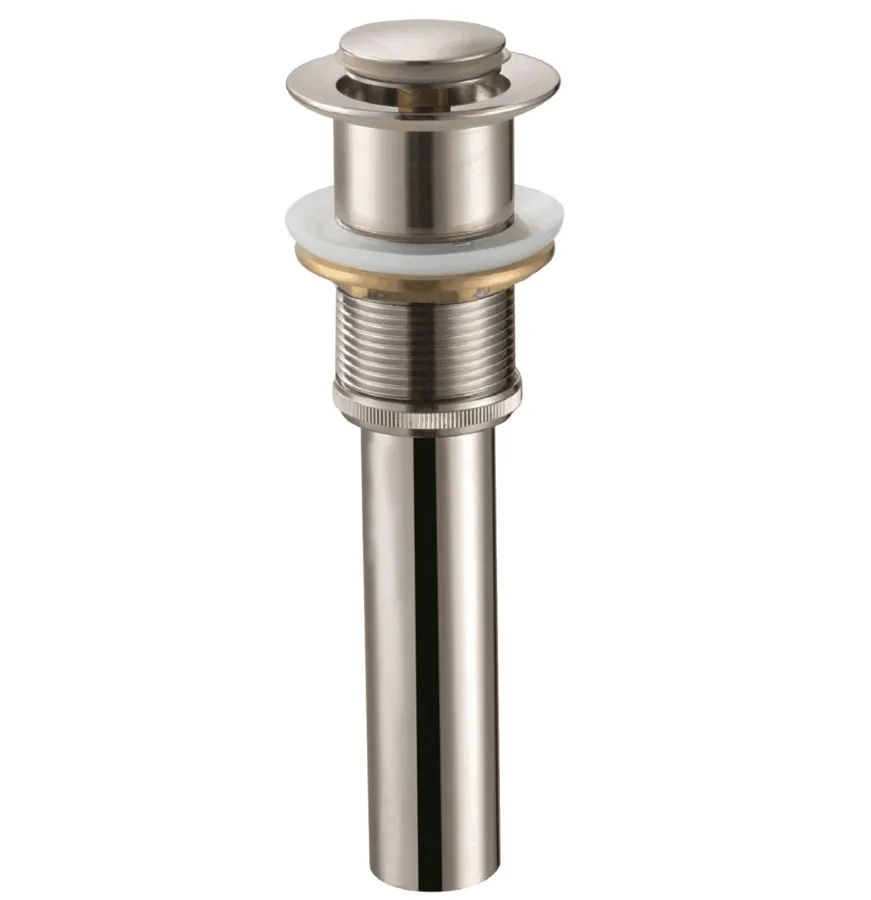 D115-POP-UP Drain--BRUSH NICKEL