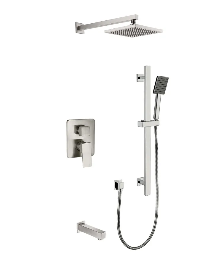 3 Function Tub & Shower System - Brushed Nickel