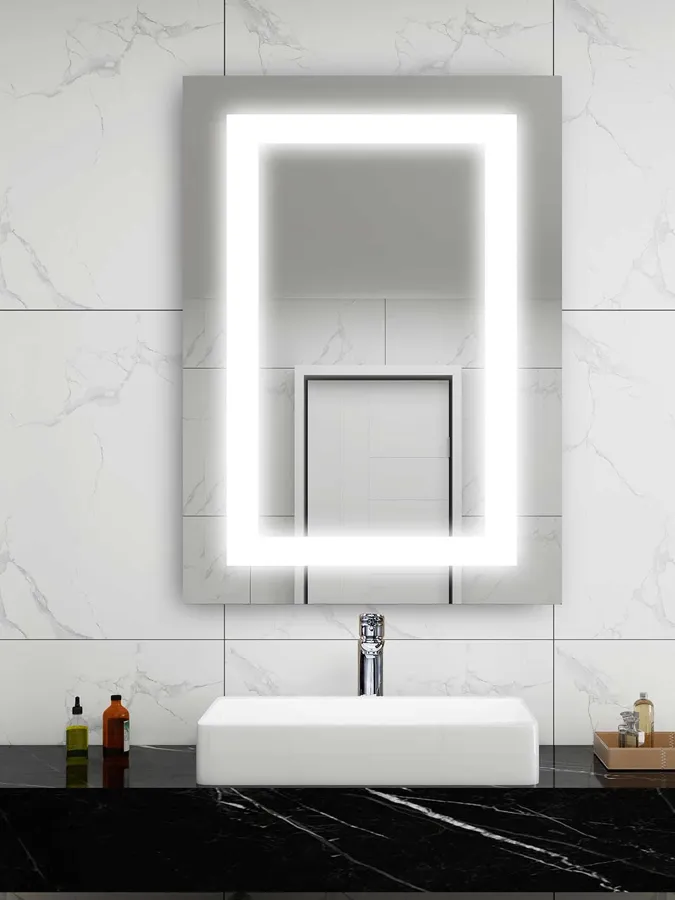 LED Backlit Mirror Medicine Cabinet - 24w x 36h
