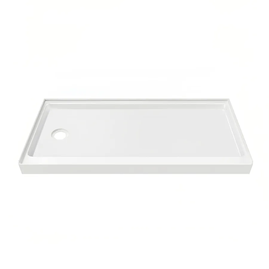 BASE 6036L (60"Lx36"Wx3"H) Single Threshold Left Hand Drain