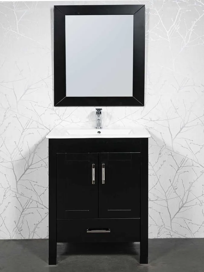 30 inch Bathroom Vanity with Narrow Sink - Style 3130