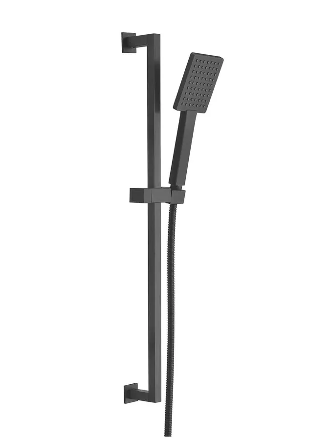 Matte Black Handheld Shower with Sliding Bar