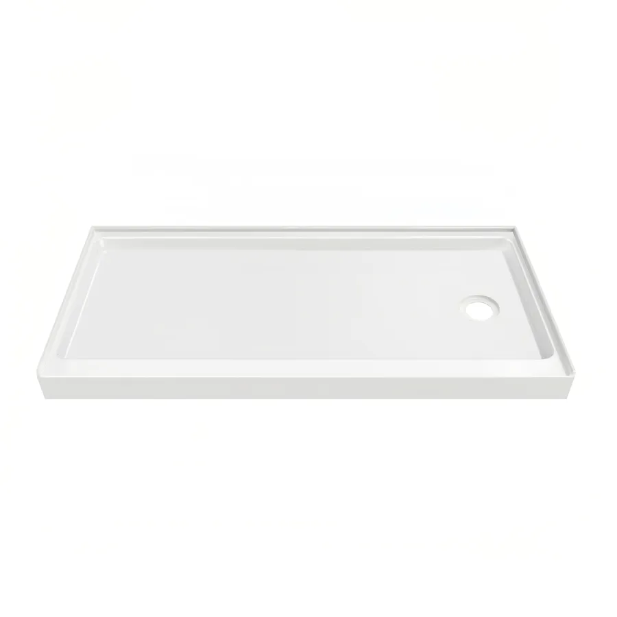 BASE 6036R (60"Lx36"x3"H) Single Threshold Right Hand Drain