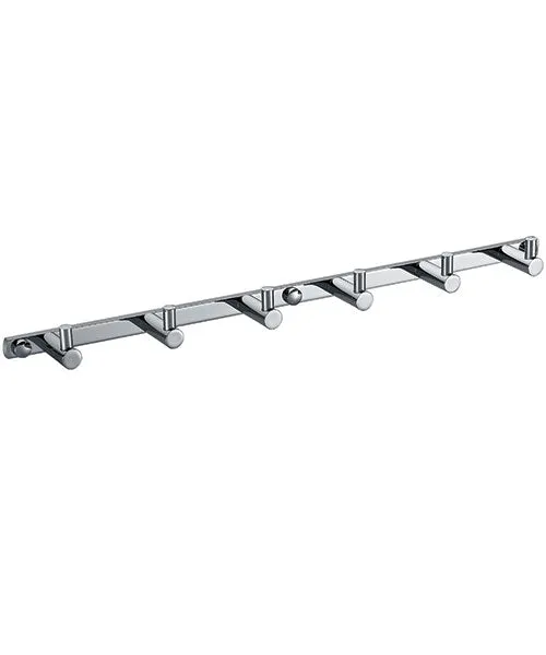 Bar with 6 Robe Hooks