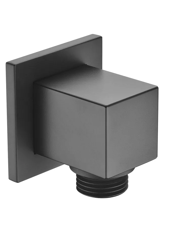 Wall Union for Handheld shower - Matte Black