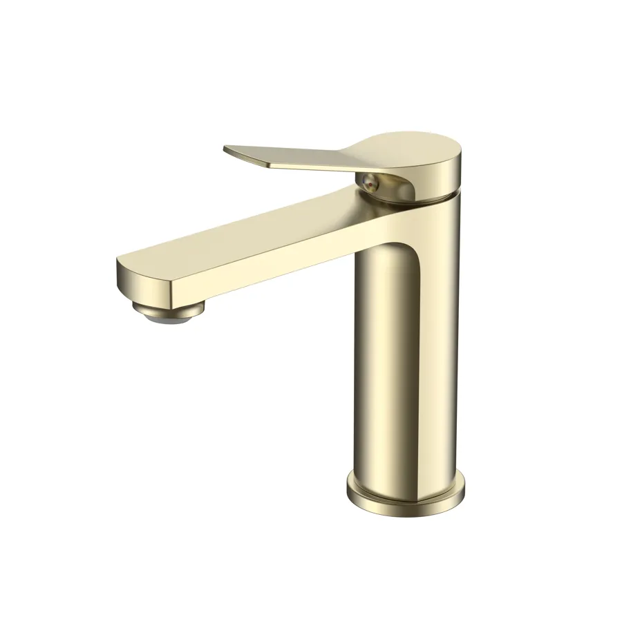 Brushed Gold Basin Faucet