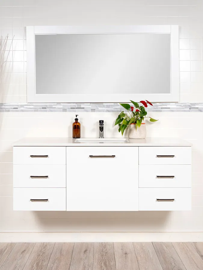 55 inch Floating Vanity - Style 5055