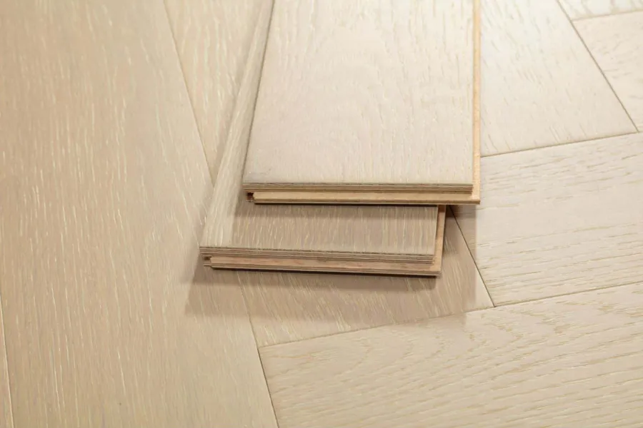 American Oak Herringbone - Driftwood