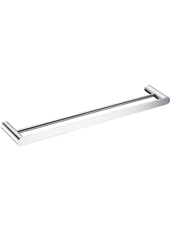 Double Towel Bar in Chrome - Atlantis Series