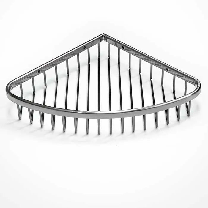 Corner Shower Basket - Brushed Nickel