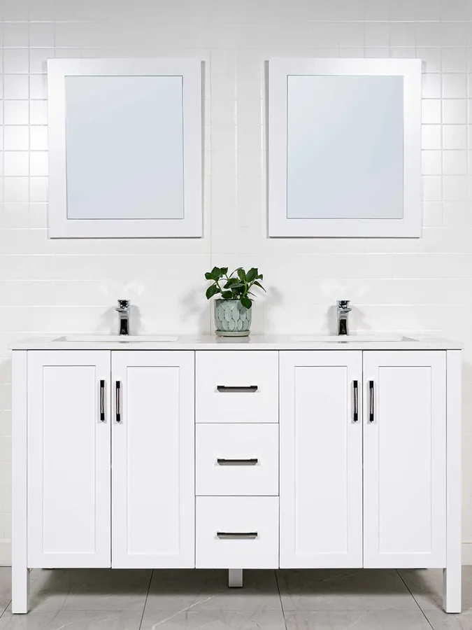 60 inch Double Sink Vanity - Style 9160