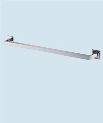 24 Inch Chrome Towel Bar – Modern Square Design | Moab Series