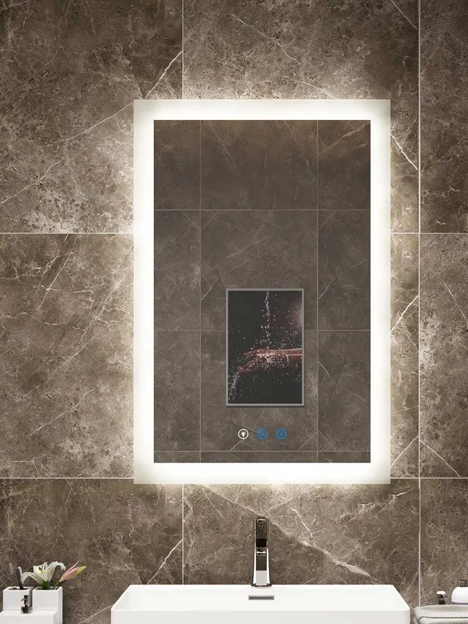 Bluetooth Backlit Bathroom Mirror - 2 Sizes