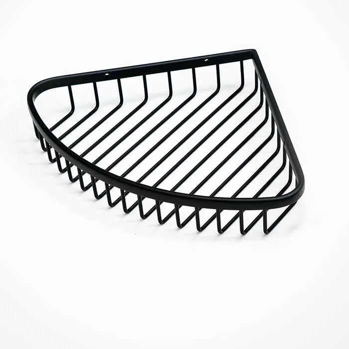 Corner Shower Basket - Matte Black