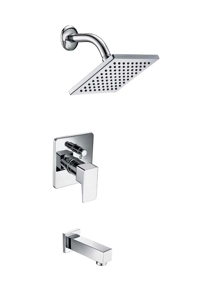 Tub and Shower Set - Chrome