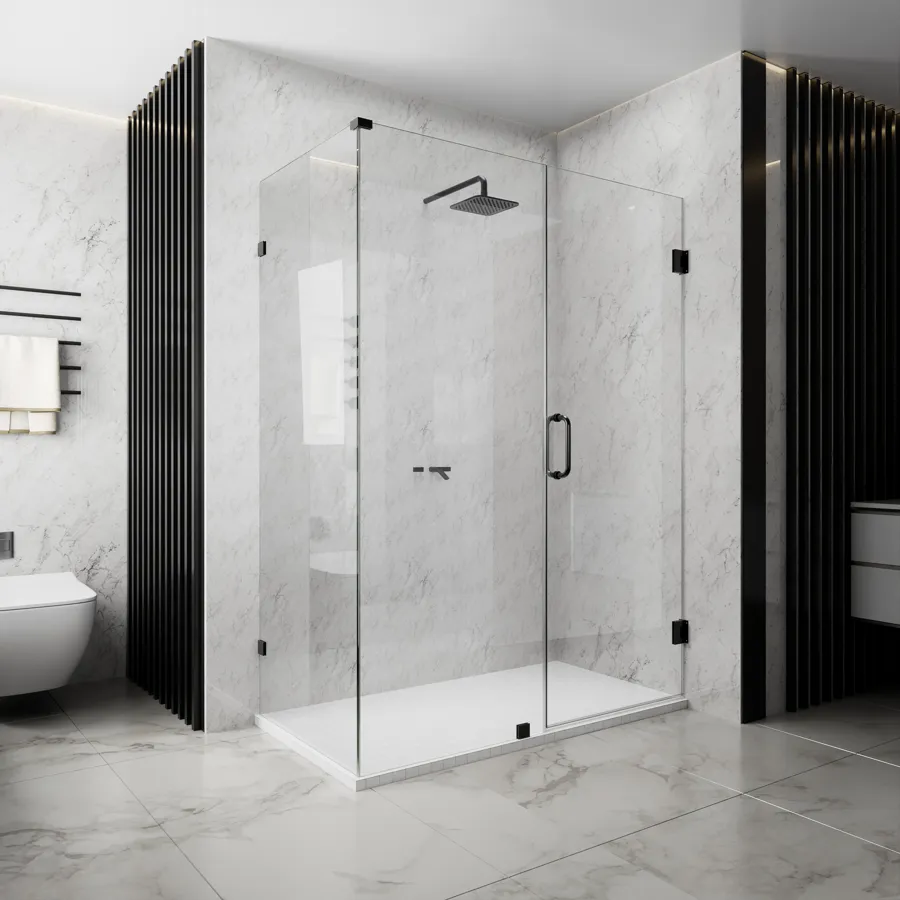 Matte Black Shower