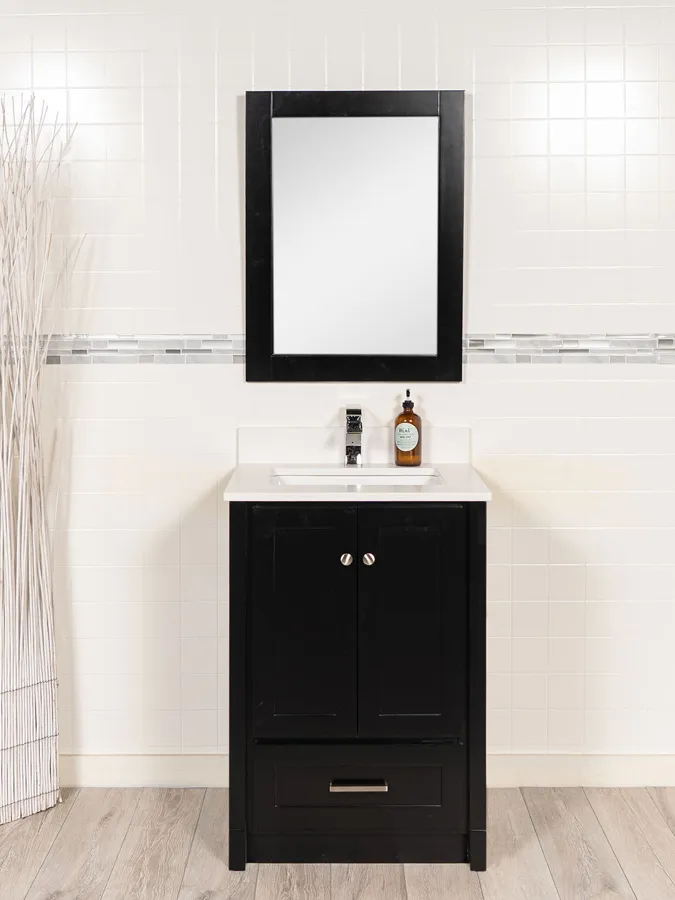 25 inch Vanity with Quartz Counter- Style 8625