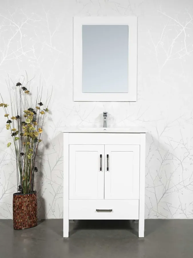 28 inch Vanity with Ceramic Sink - Style 3128
