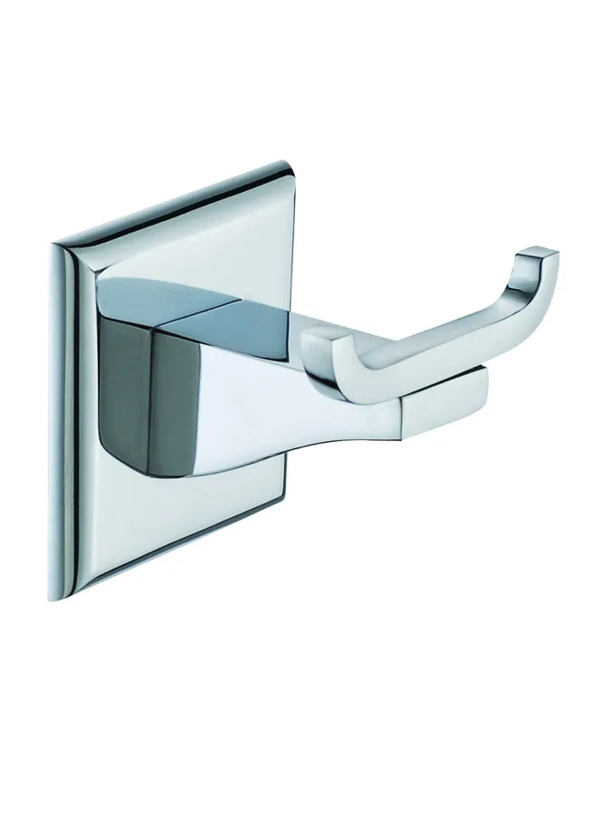 Double Robe Hook - Chrome