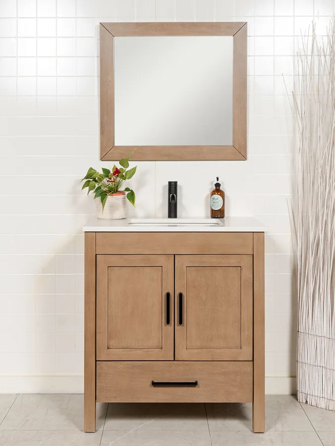32 inch White Oak Vanity - Style 7532