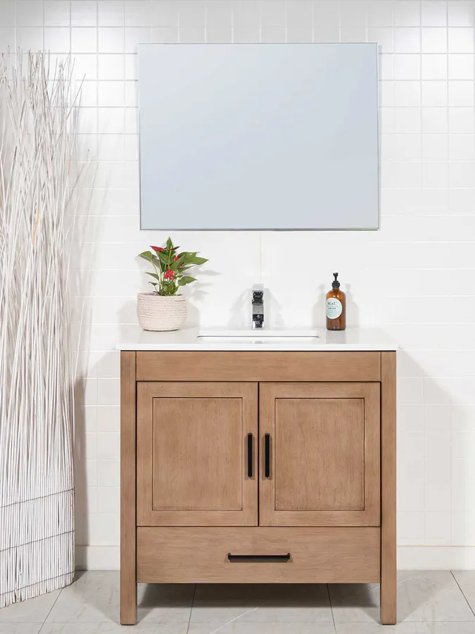 36 inch White Oak Vanity - Style 7536