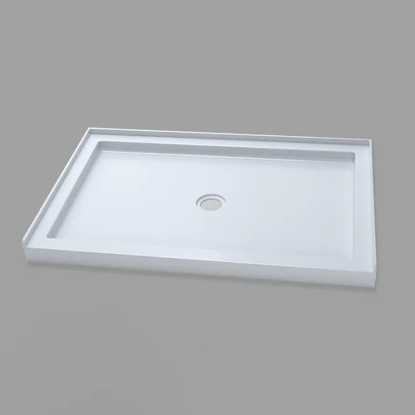 BASE 4836C (48"Lx36"Wx3"H) Single threshold Center drain