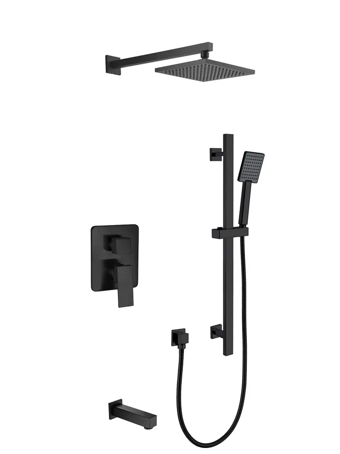 3 Function Tub & Shower System - Matte Black