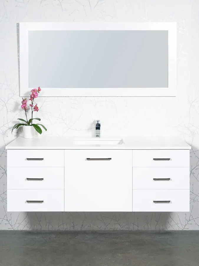 59 inch Floating Vanity - Style 5059