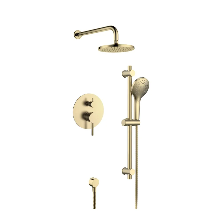 Brushed Gold Shower Head
