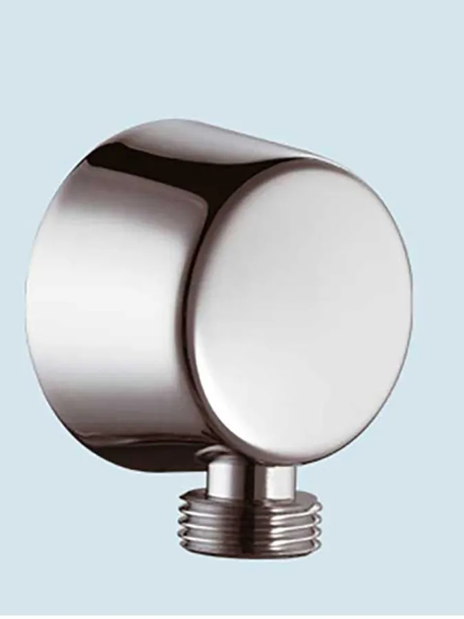 Round Wall Mount Bracket for Sliding Shower Bars & Handheld Showers – Chrome