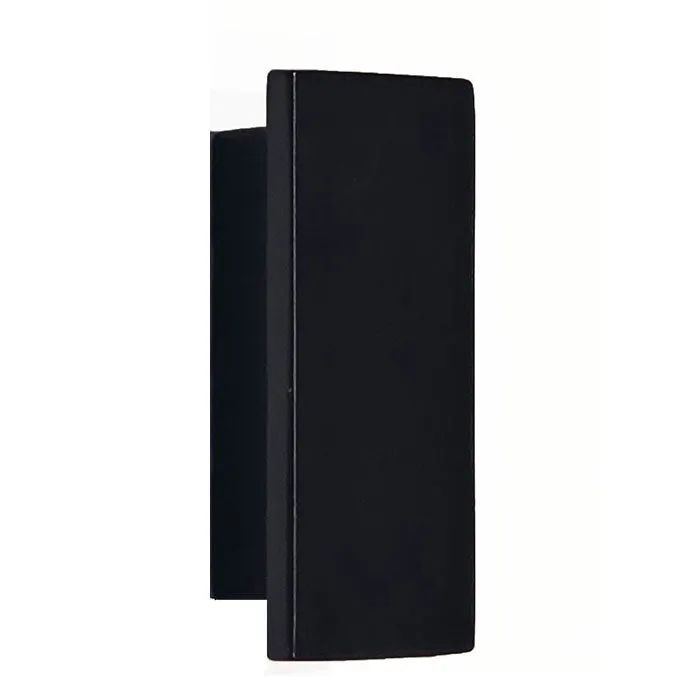 Rectangular Matte Black Door Pull