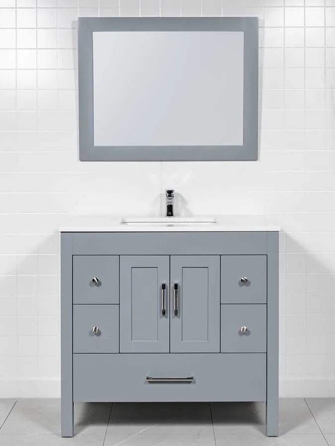 37 inch Traditional Bathroom Vanity - Style 3137