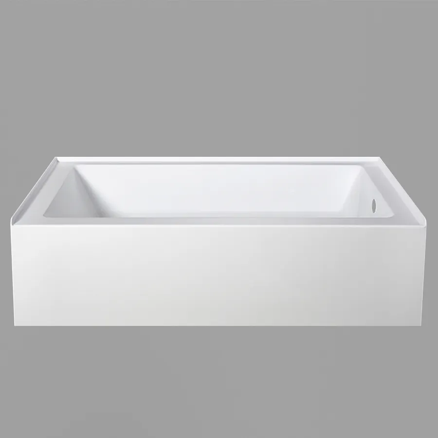 TUB 6030R (60"Lx30"Wx21"H) Alcove Tub Right Hand Drain