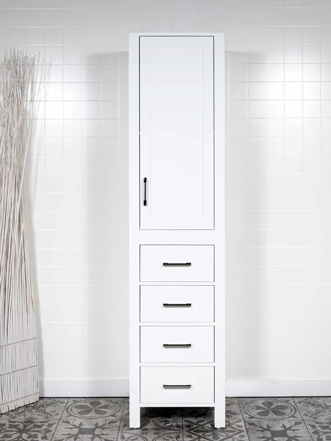 Bathroom Linen Cabinet – 4 Finishes - Style 4005