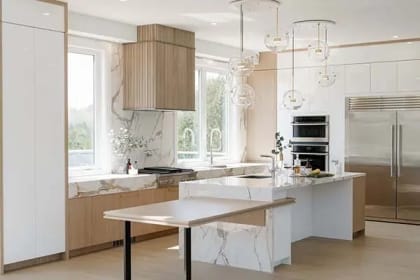 modern kitchen renovation Burnaby sleek cabinets and island design
