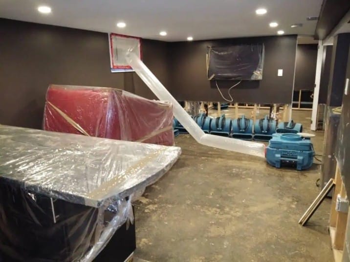 water damage restoration in Delta BC home drying and repair services