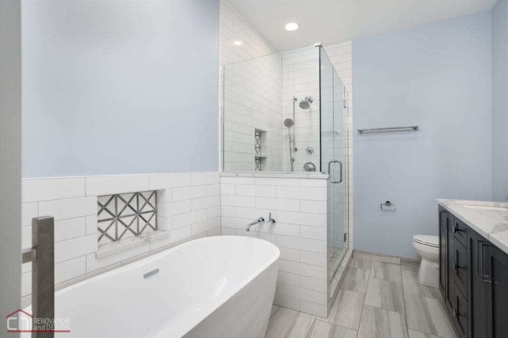 modern bathroom renovation contractors Burnaby luxury bathroom remodel design